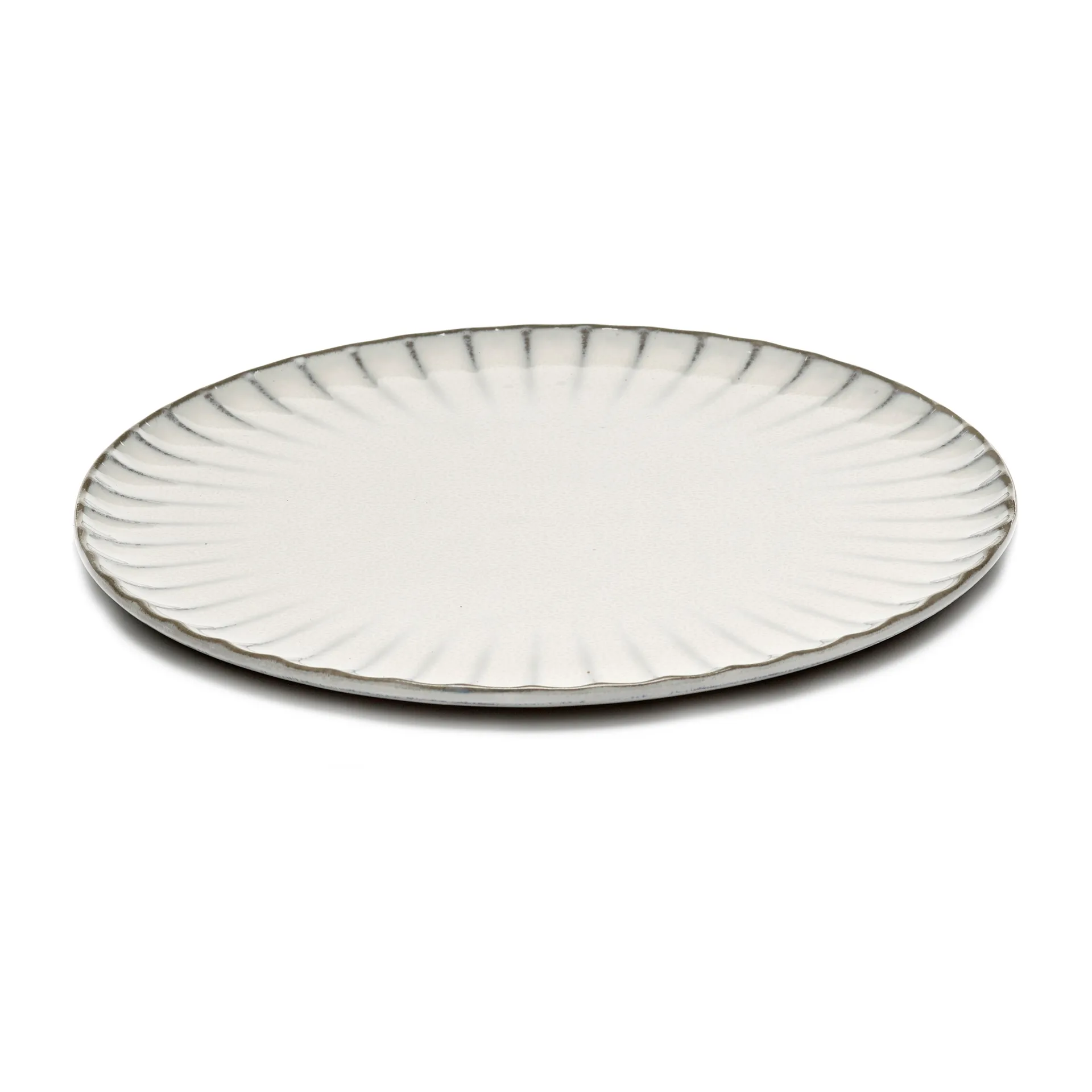 Inku Teller L Ø 24 cm, White Serax