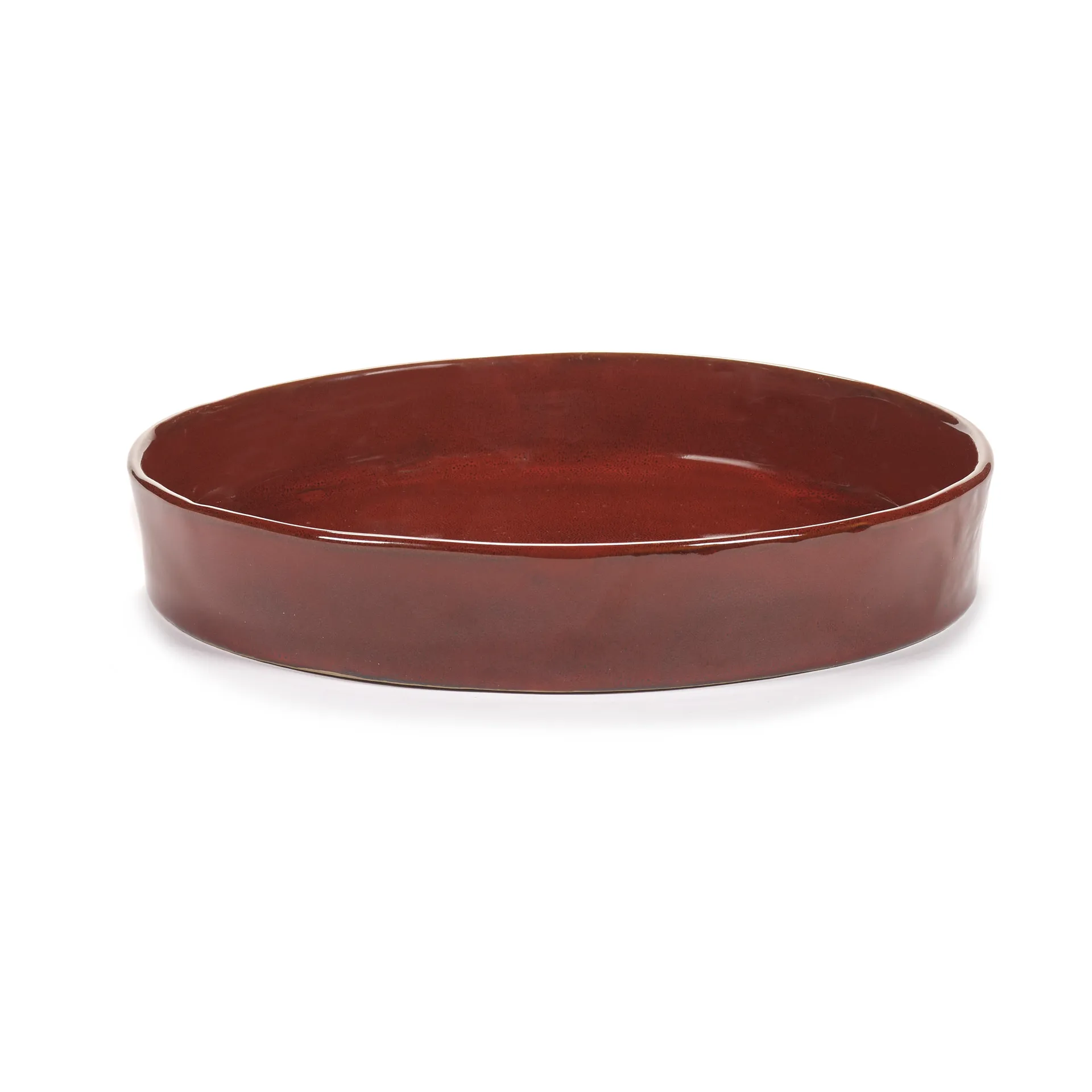 La Mère tiefer Teller L Ø25 cm, Venetian red Serax