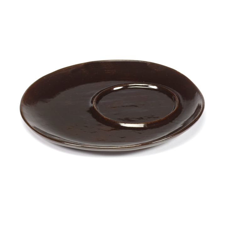 La Mère Untertasse für Kaffeetasse Ø14,5 cm 2er-Pack - Dark brown - Serax