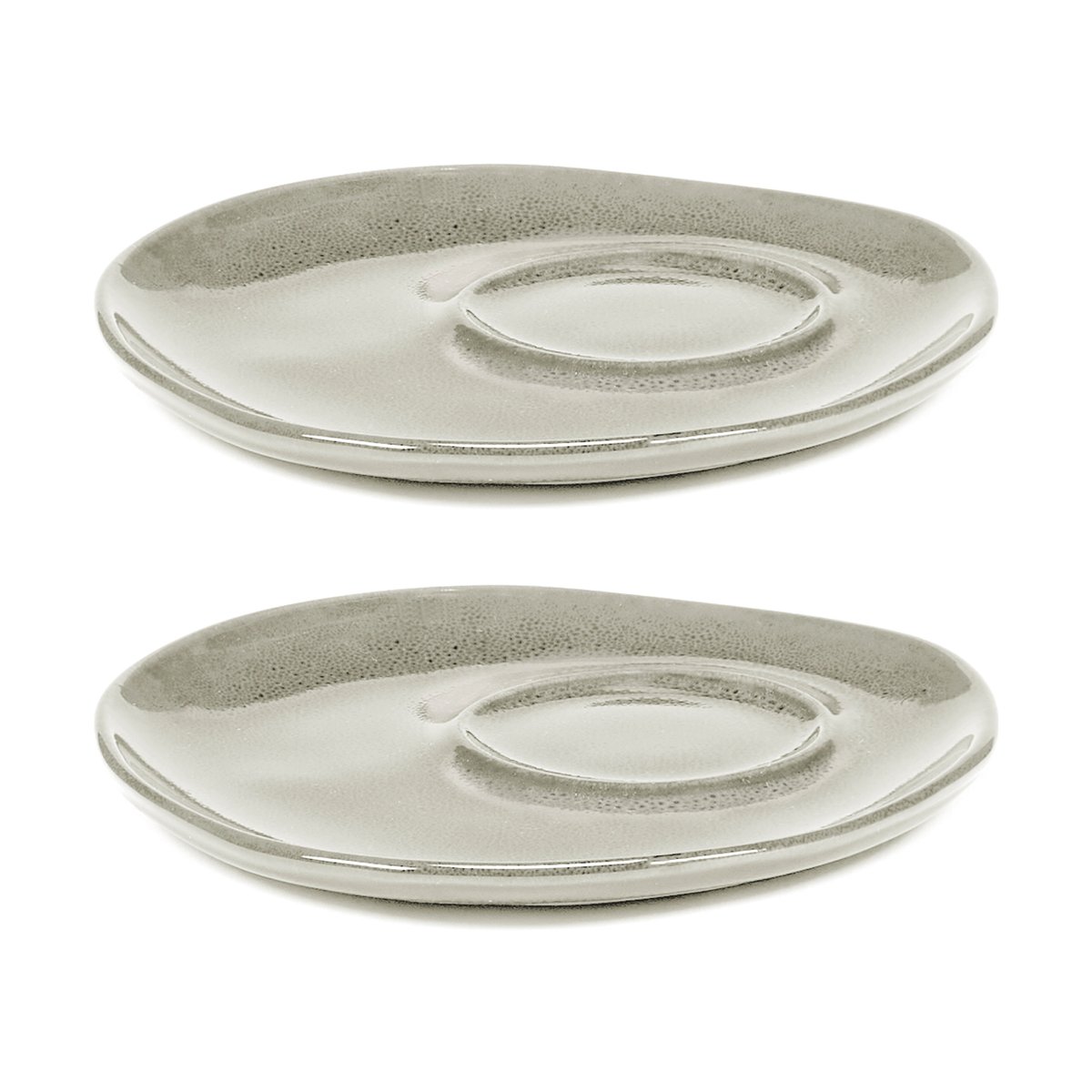 Serax La Mère Untertasse für Kaffeetasse Ø14,5 cm 2er-Pack Off white