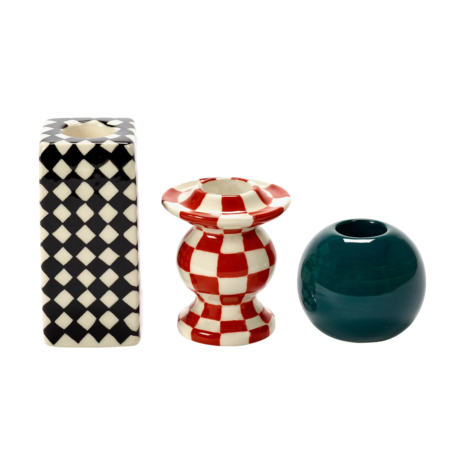 Les Objets Mouleversants Kerzenständer 3-teiliges Set, N°1, N°2, N°3 Serax