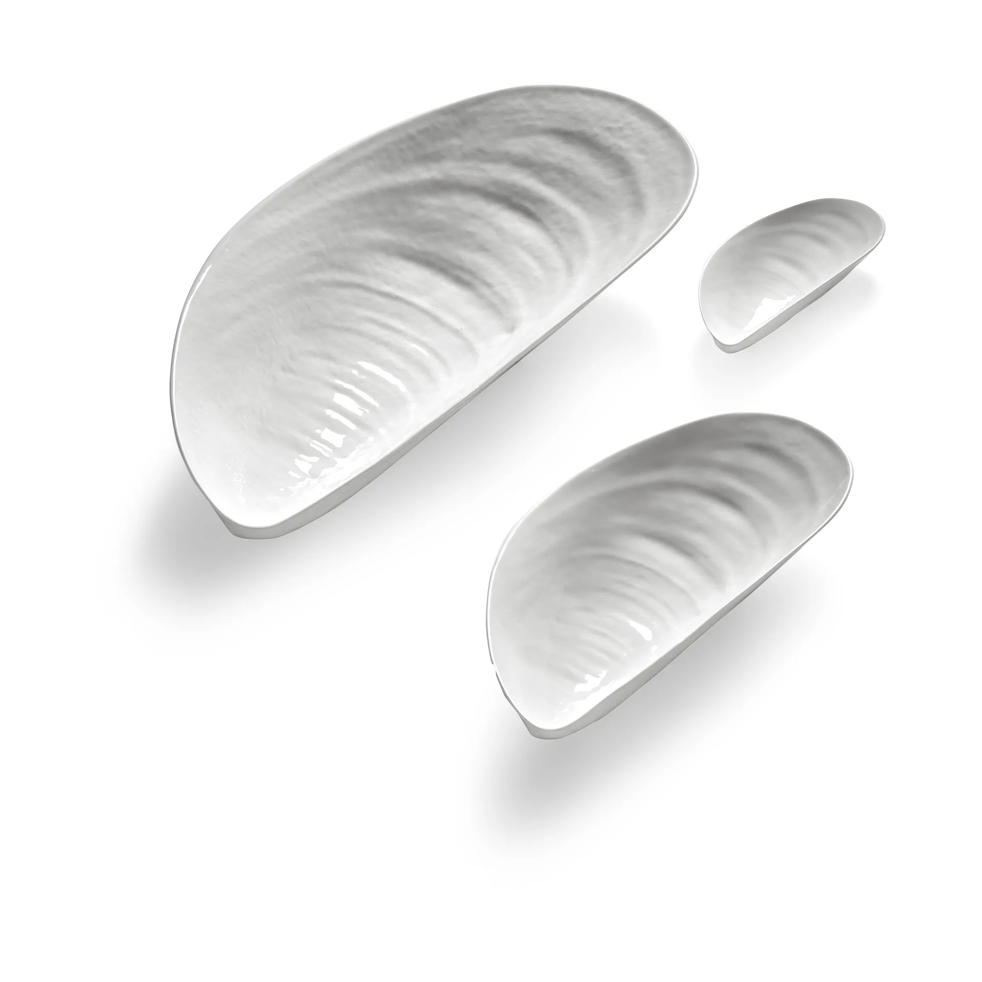 Les Objets Mouleversants Marcel schaal M 14x30,5 cm, White Serax