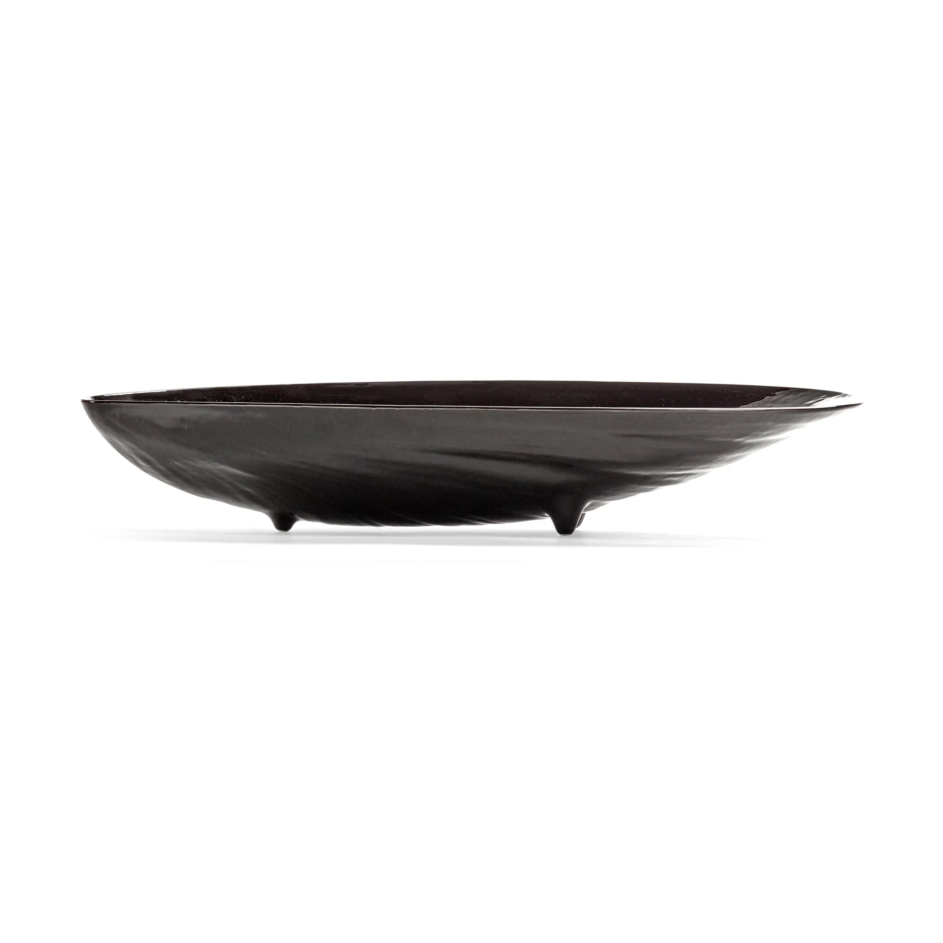 Les Objets Mouleversants Marcel Schale L 21,5x46 cm, Black Serax