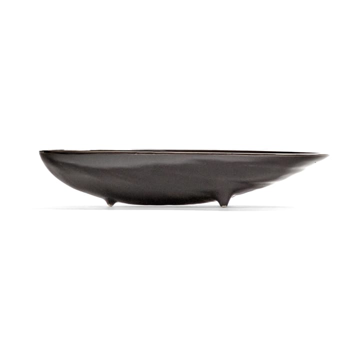 Les Objets Mouleversants Marcel Schale S 7,5x17,5 cm, Black Serax