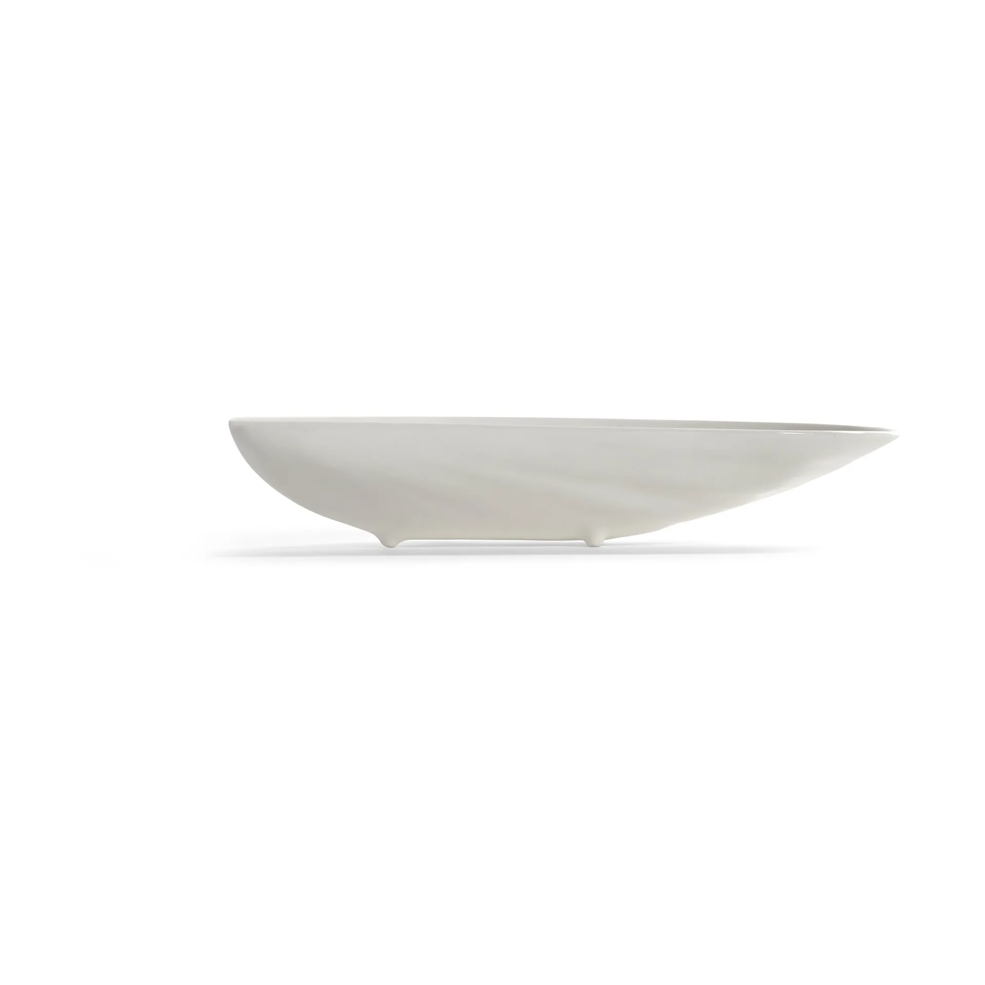 Les Objets Mouleversants Marcel Schale S 7,5x17,5 cm, White Serax