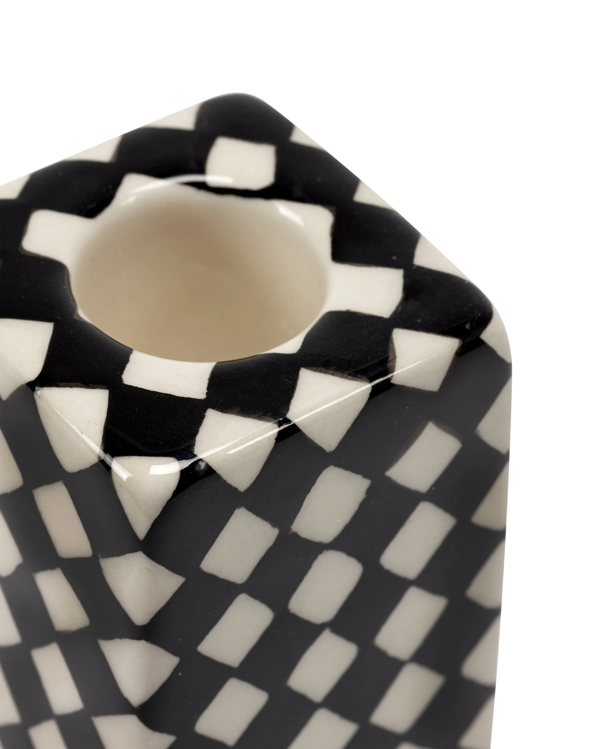 Les Objets Mouleversants N°1 Kerzenständer, Black-white Serax