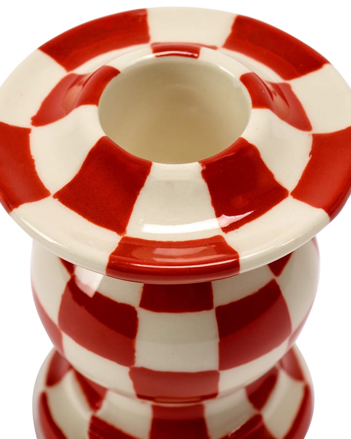 Les Objets Mouleversants N°2 Kerzenständer, Red-white Serax