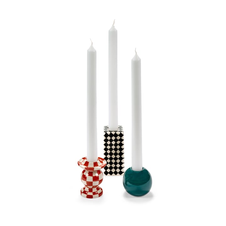 Les Objets Mouleversants N°2 Kerzenständer, Red-white Serax