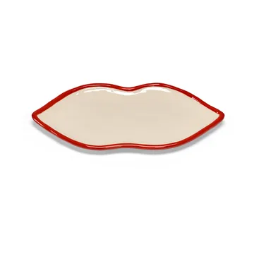 Les Objets Mouleversants Tablett L - Red-white - Serax