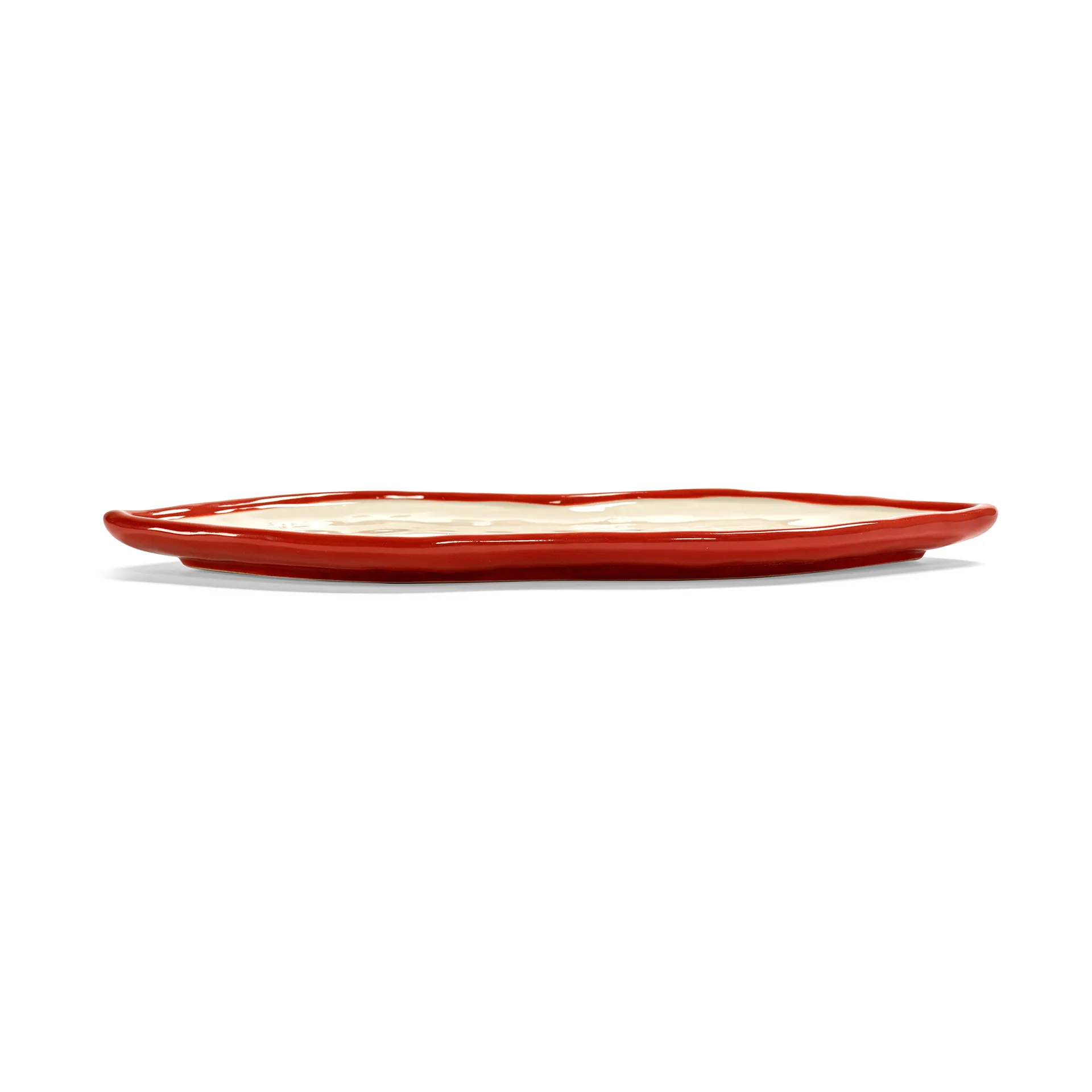 Les Objets Mouleversants Tablett L, Red-white Serax