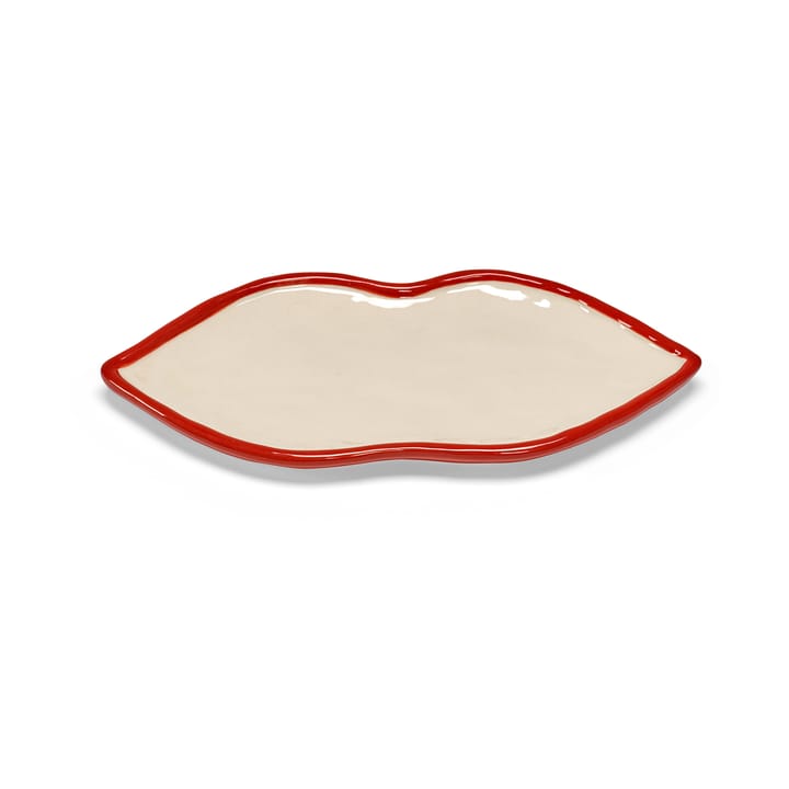 Les Objets Mouleversants Tablett M - Red-white - Serax