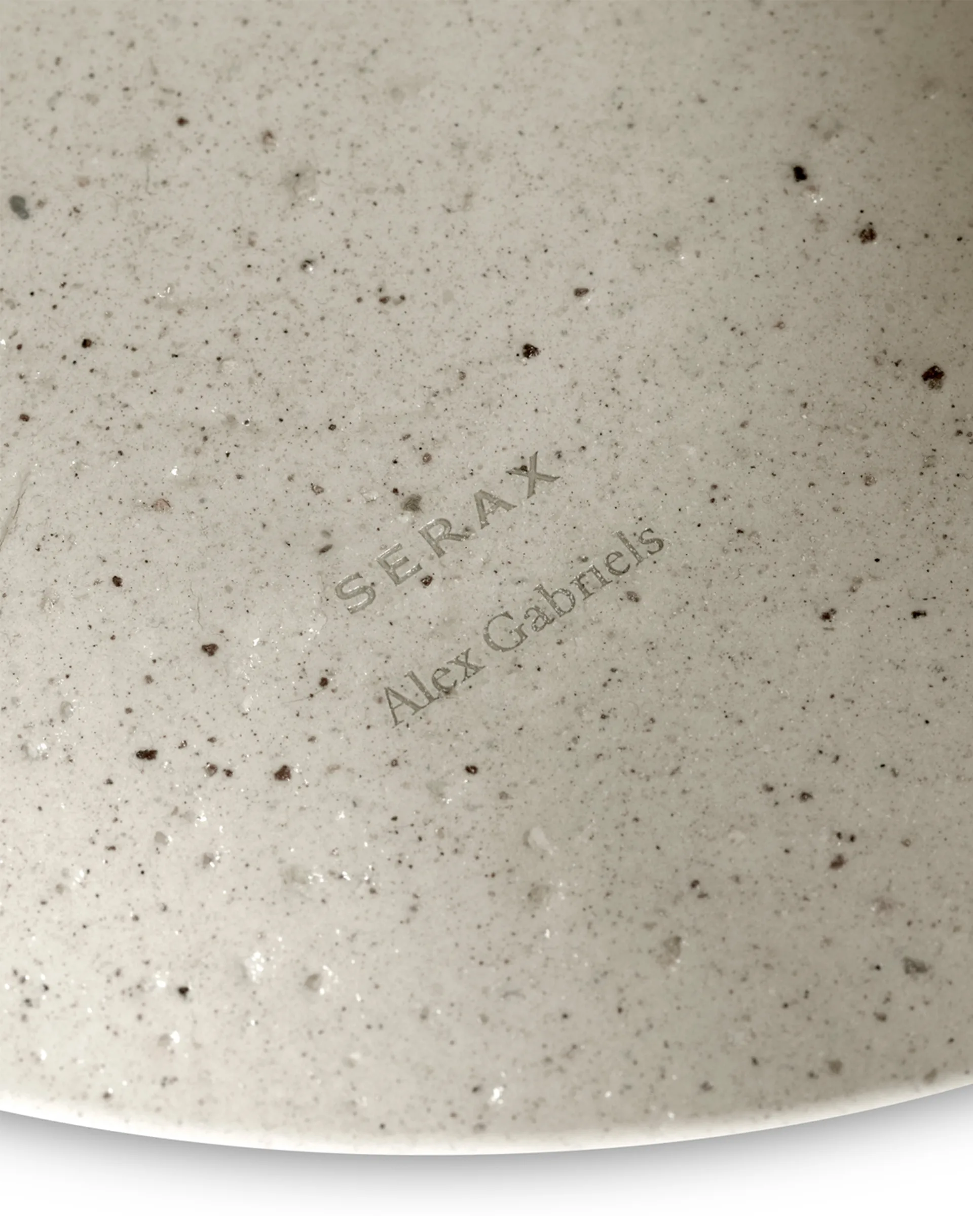 Mira Vase/Tortenplatte L, Beige Serax