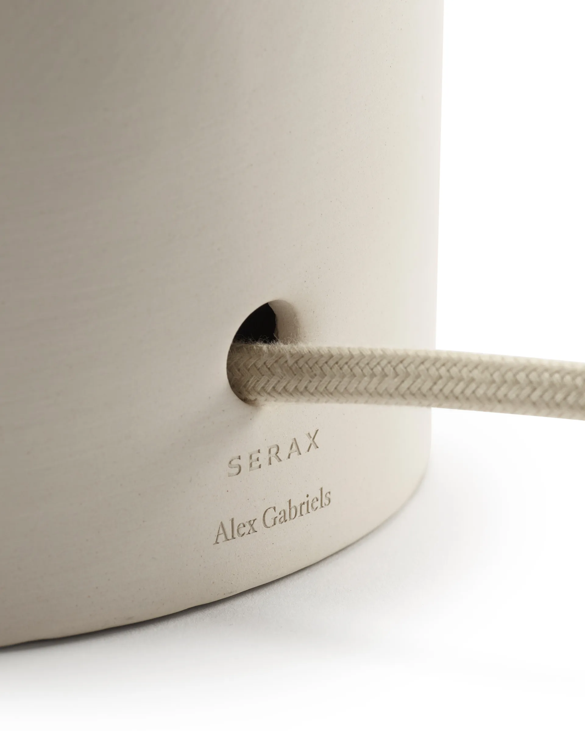Nash Tischlampe, Beige Serax