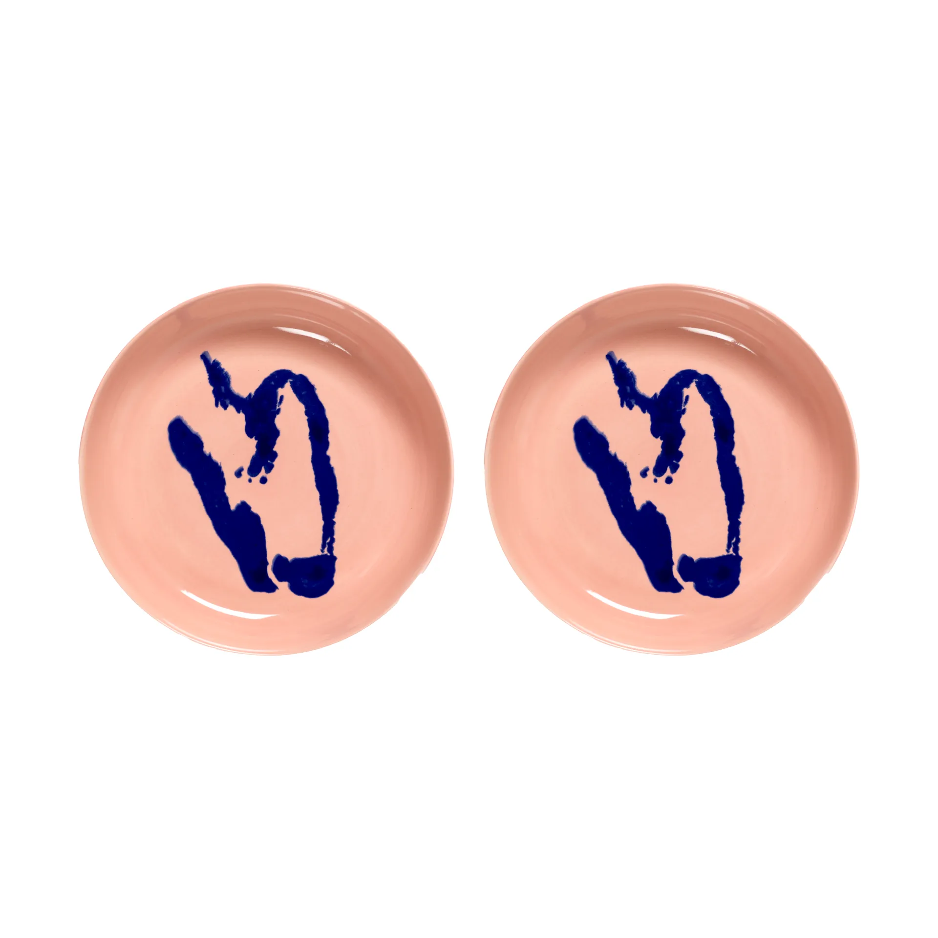 Ottolenghi Feast tiefer Teller Ø22 cm 2er Pack, Pink-pepper blue Serax