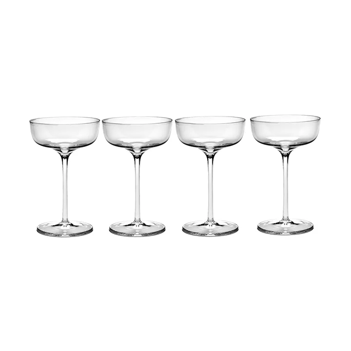 Passe-Partout Champagnerglas 15cl 4er Pack Klar - Serax