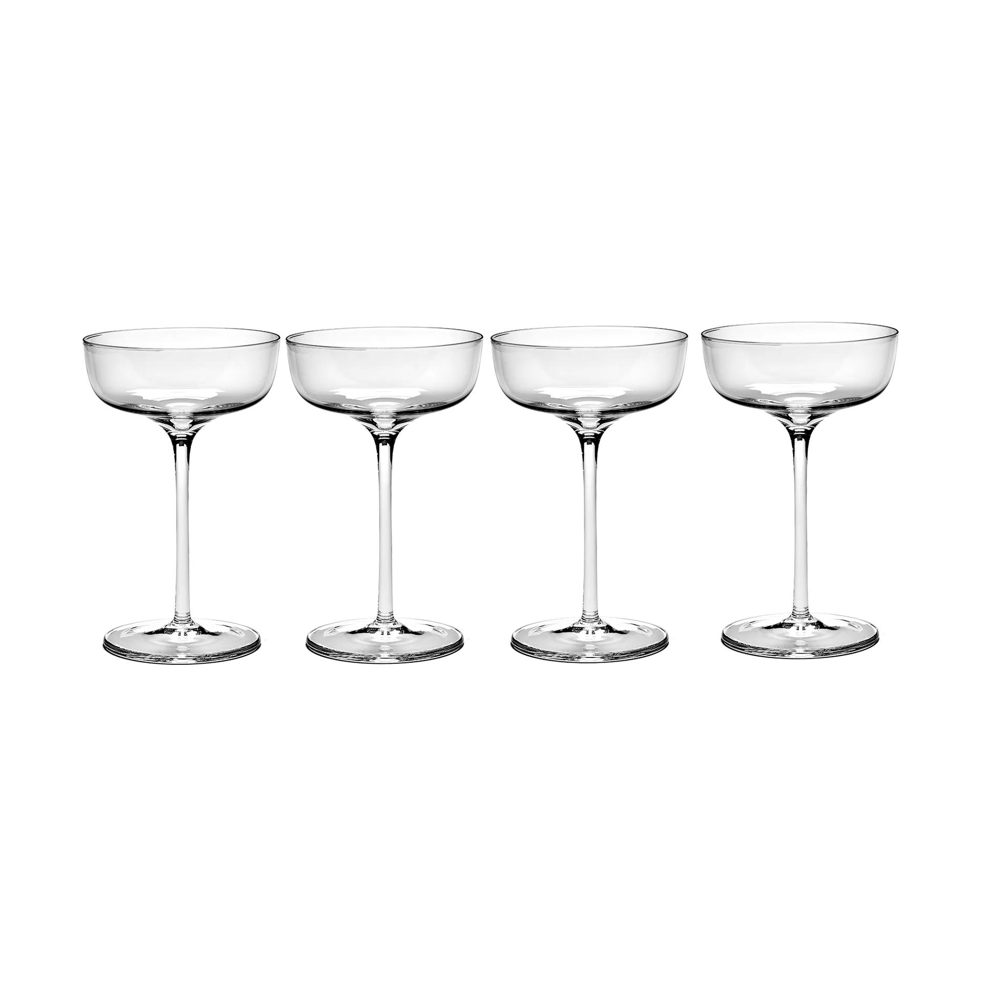 Passe-Partout Champagnerglas 15cl 4er Pack Klar Serax