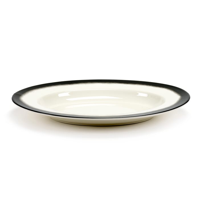 Pasta & Pasta ovaler Servierteller M - Black edge - Serax