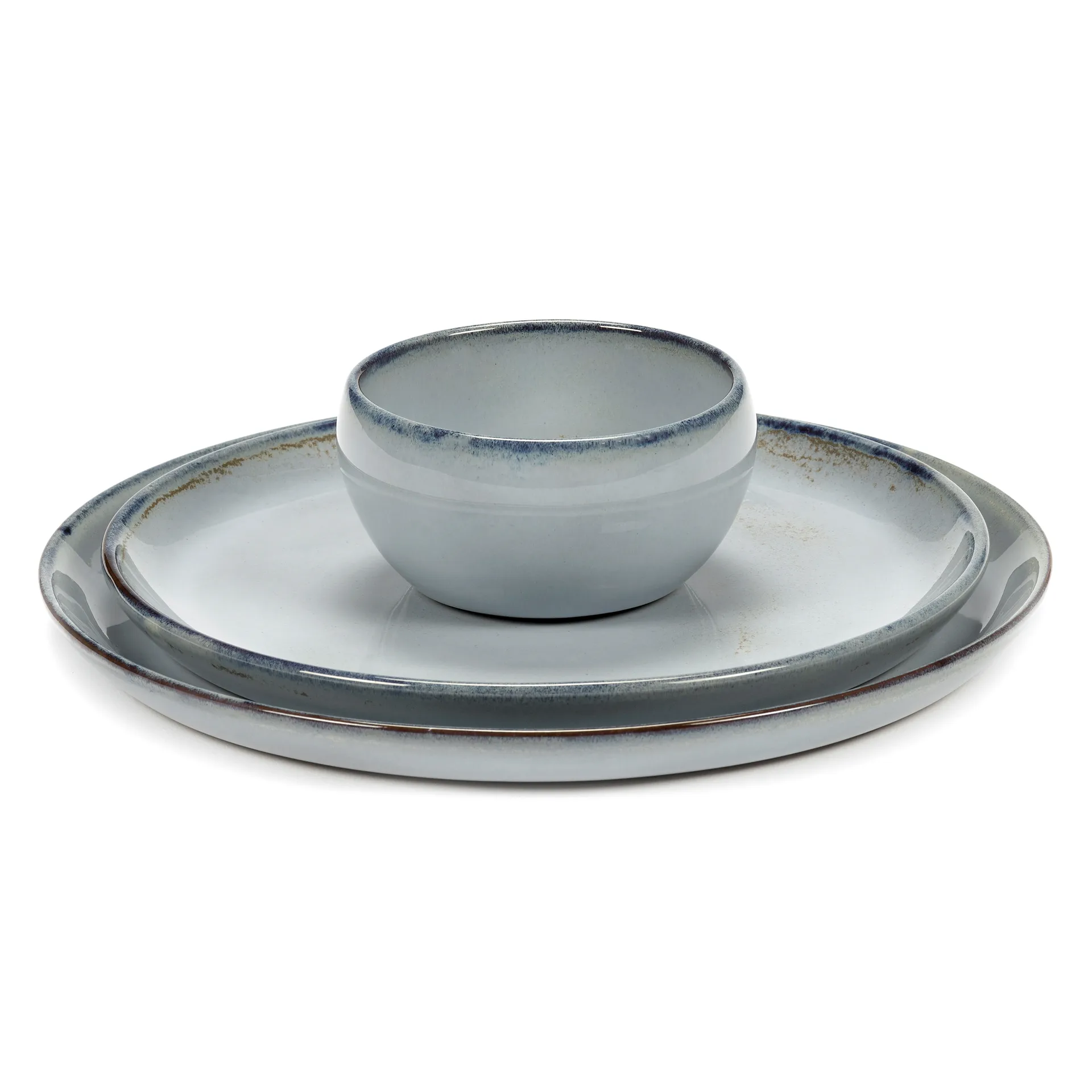 Pure Blue Glazed Schale Ø9cm, Blau Serax