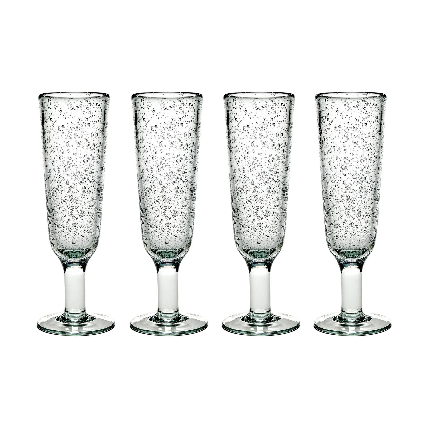Pure Pascale Champagnerglas 4er Pack Klar Serax