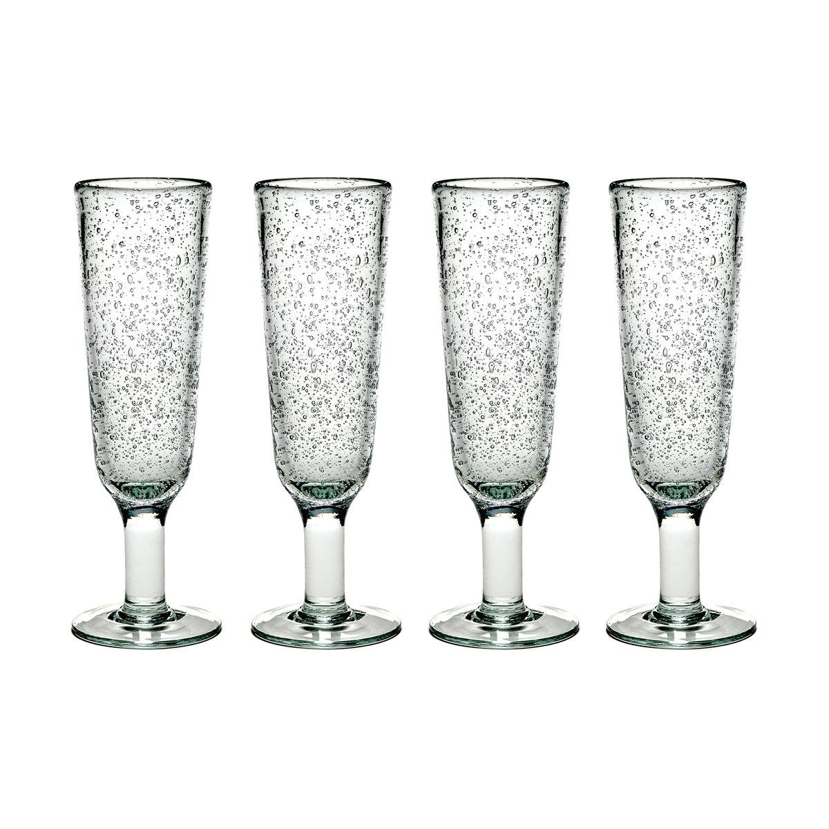 Serax Pure Pascale Champagnerglas 4er Pack Klar Klar