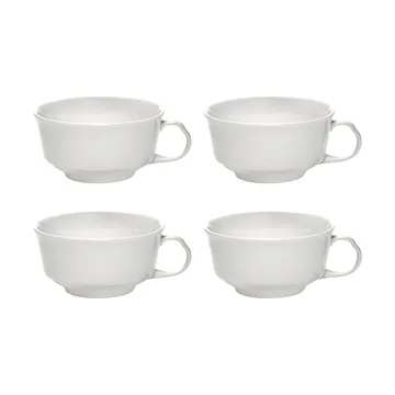 Silhouette Kaffeetasse 19 cl 4er pack - White - Serax