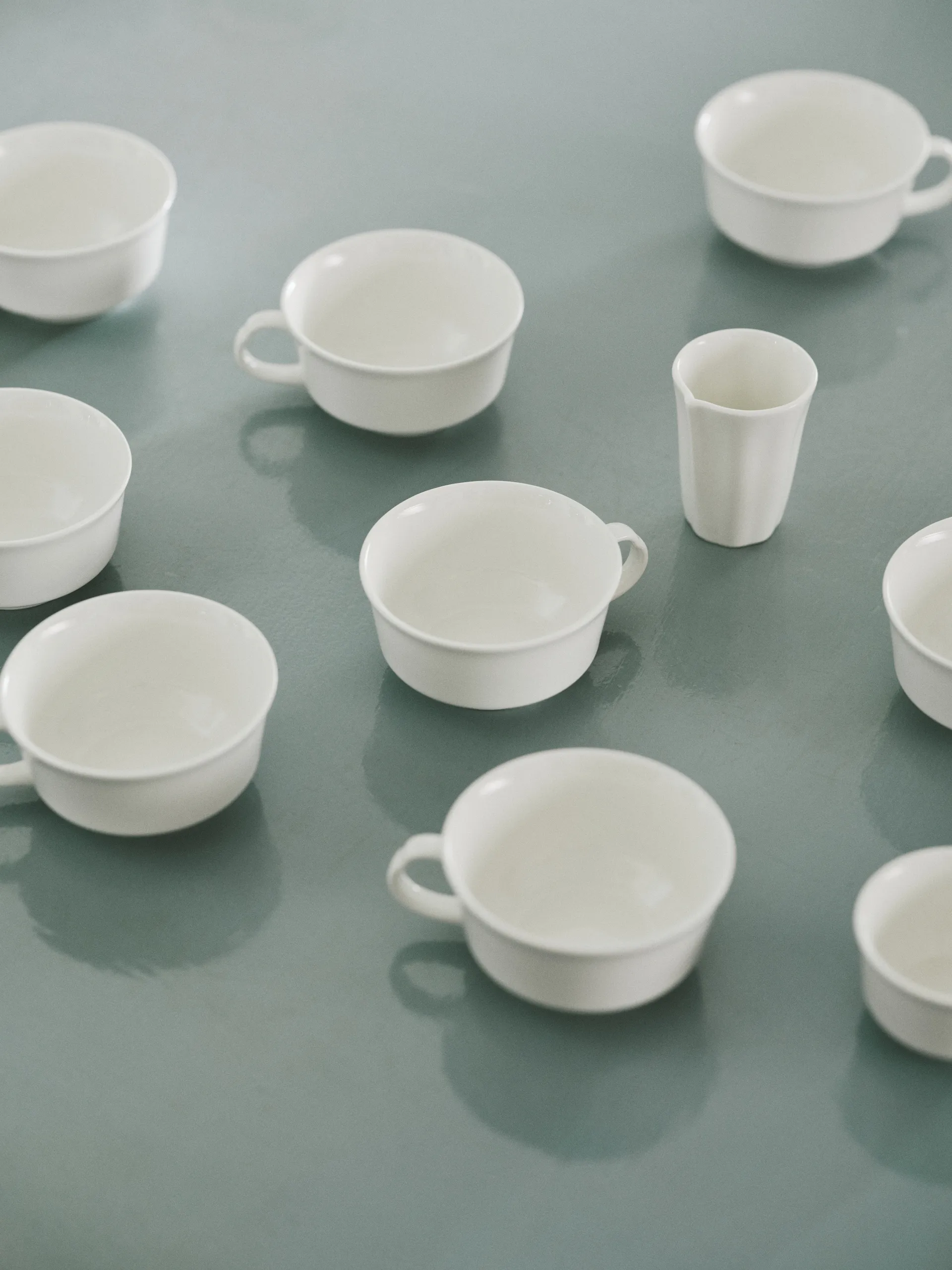 Silhouette Kaffeetasse 19 cl 4er pack, White Serax