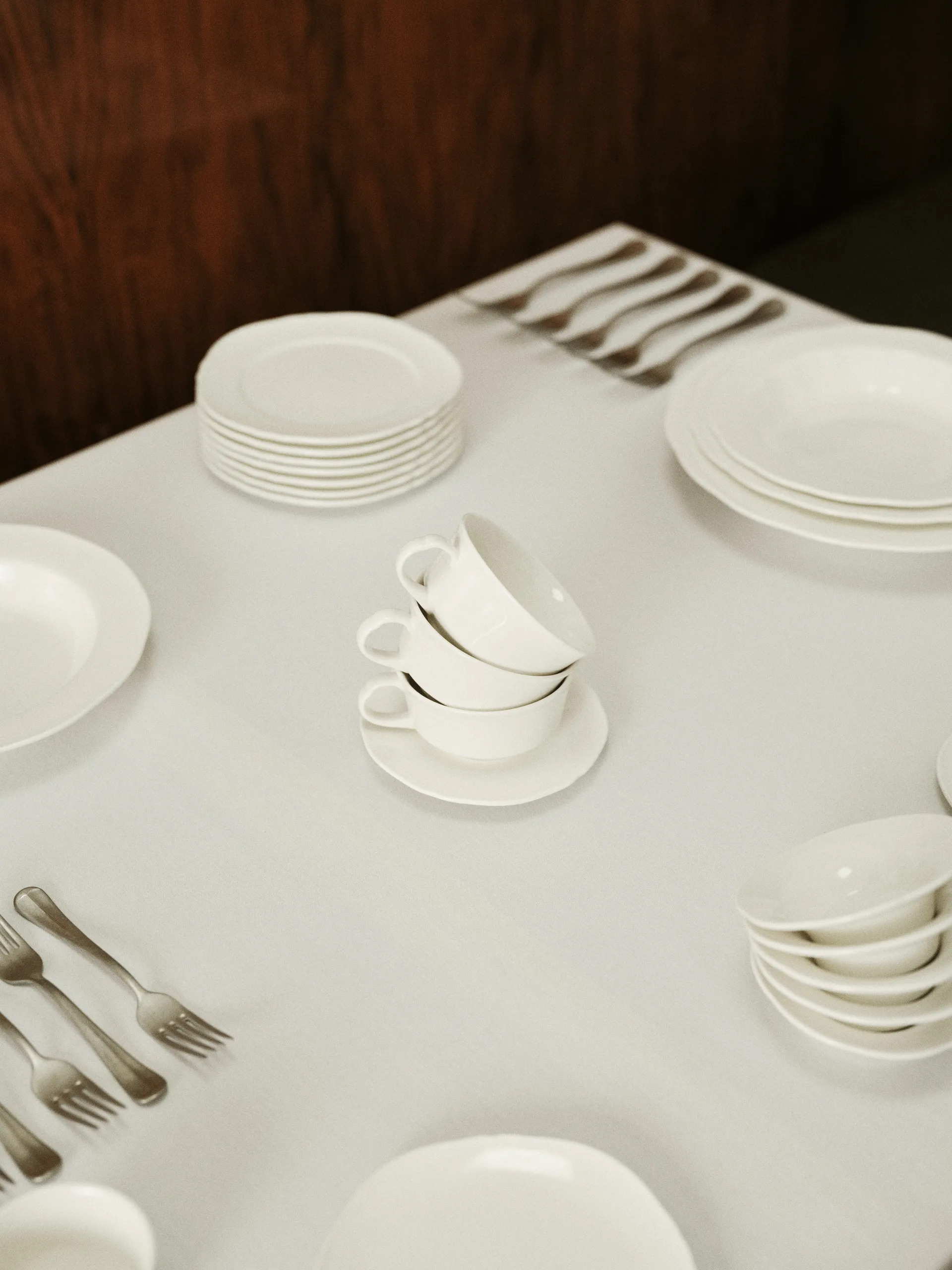 Silhouette Kaffeetasse 19 cl 4er pack, White Serax