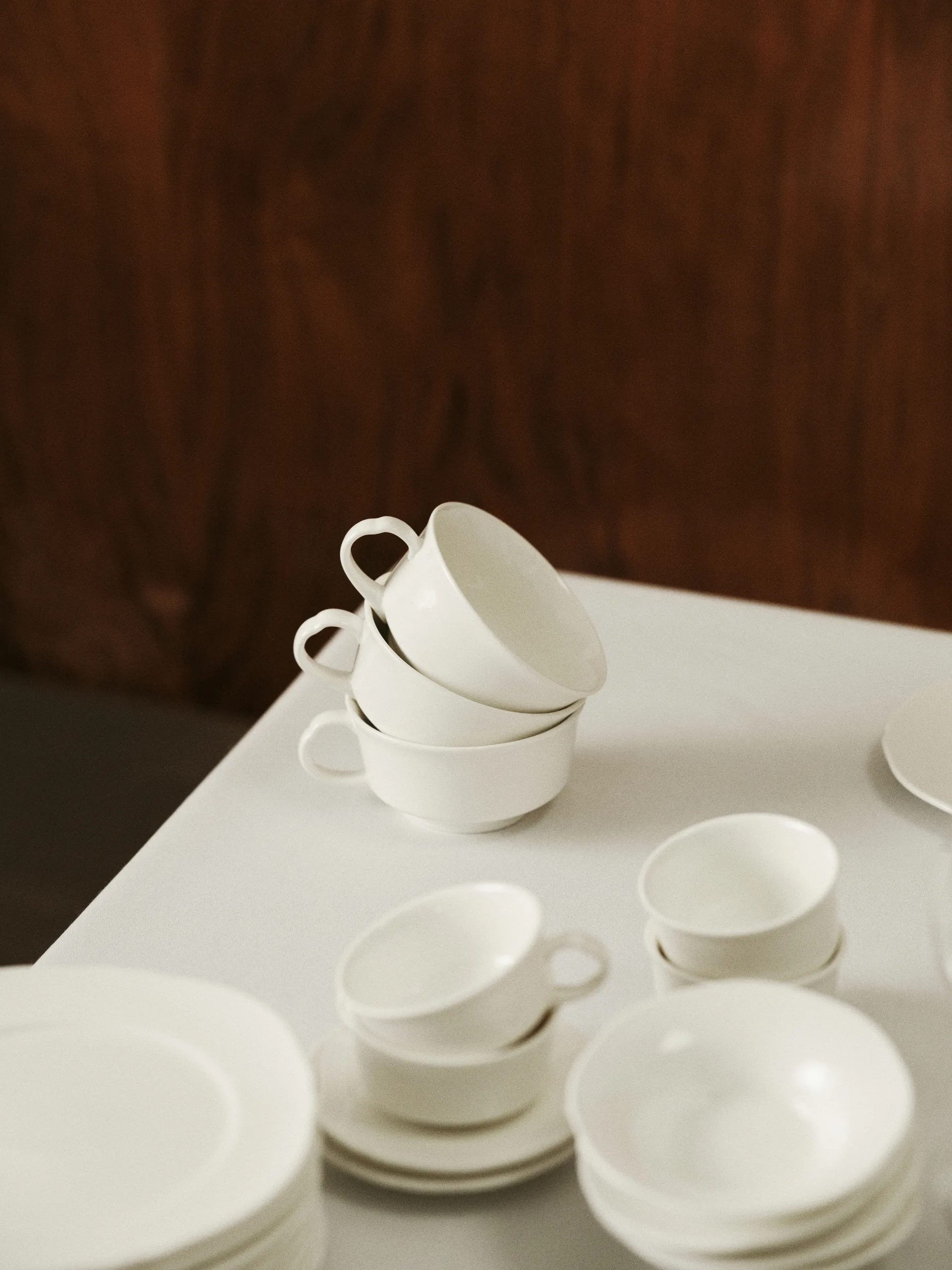 Silhouette Kaffeetasse 19 cl 4er pack, White Serax