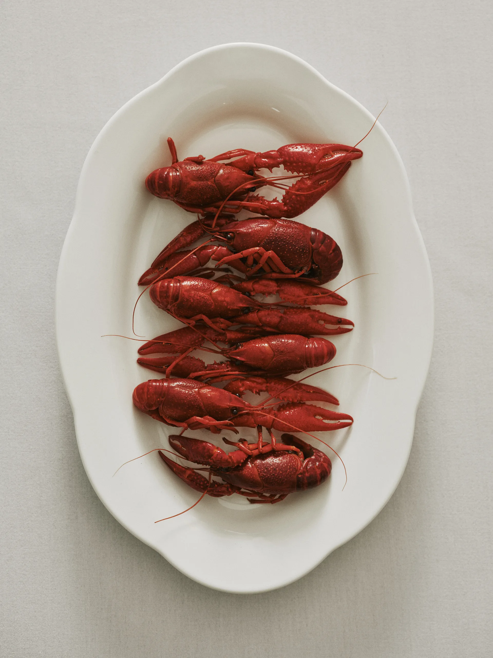 Silhouette oval djup Teller M 15x24,5 cm 2er pack, White Serax