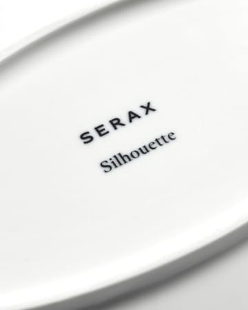 Silhouette ovaler Teller L 21x30 cm 4er pack - White - Serax
