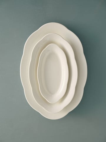 Silhouette ovaler tiefer Teller S 10x18,5 cm 2er pack - White - Serax