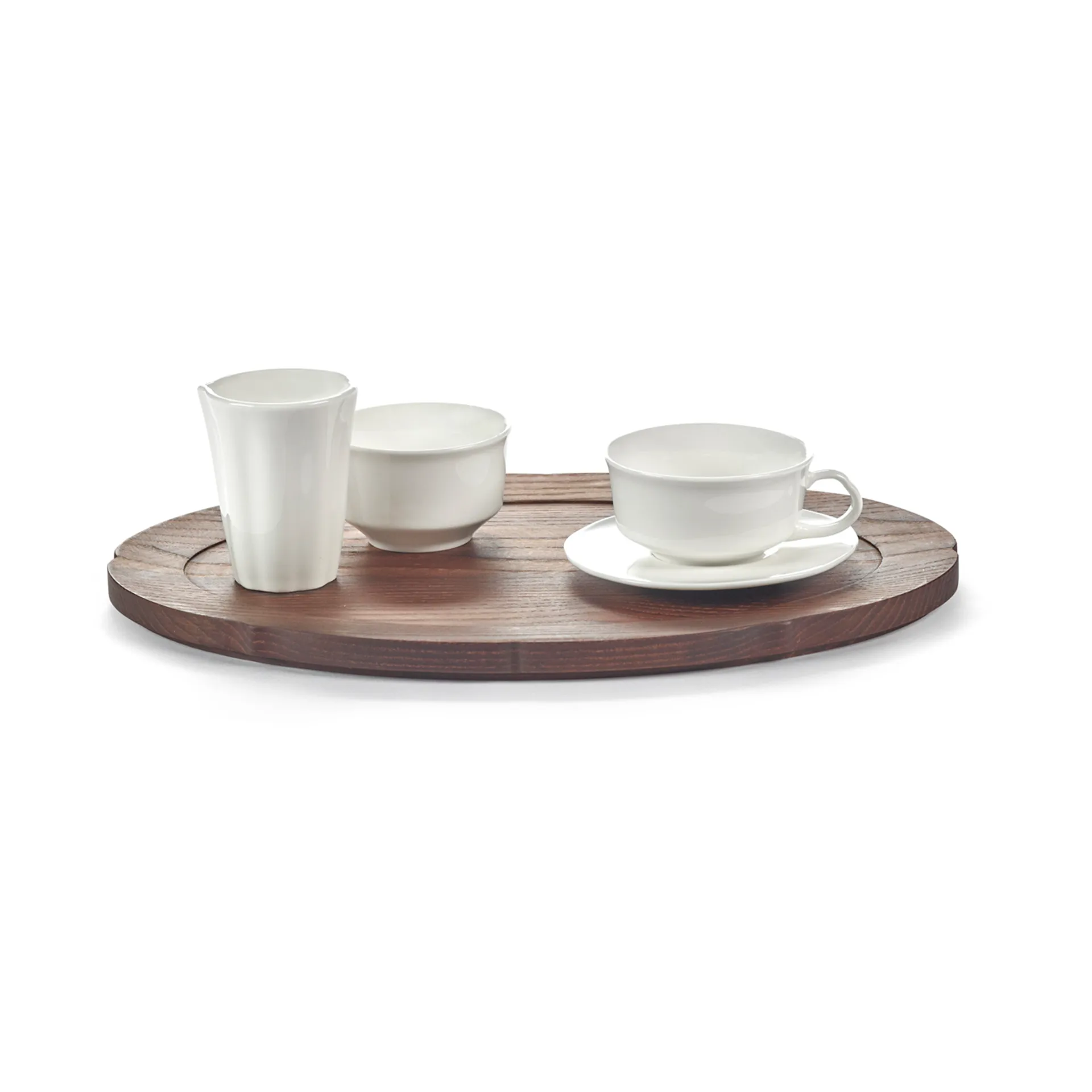 Silhouette ovales Serviertablett 21x30 cm, Ask Serax