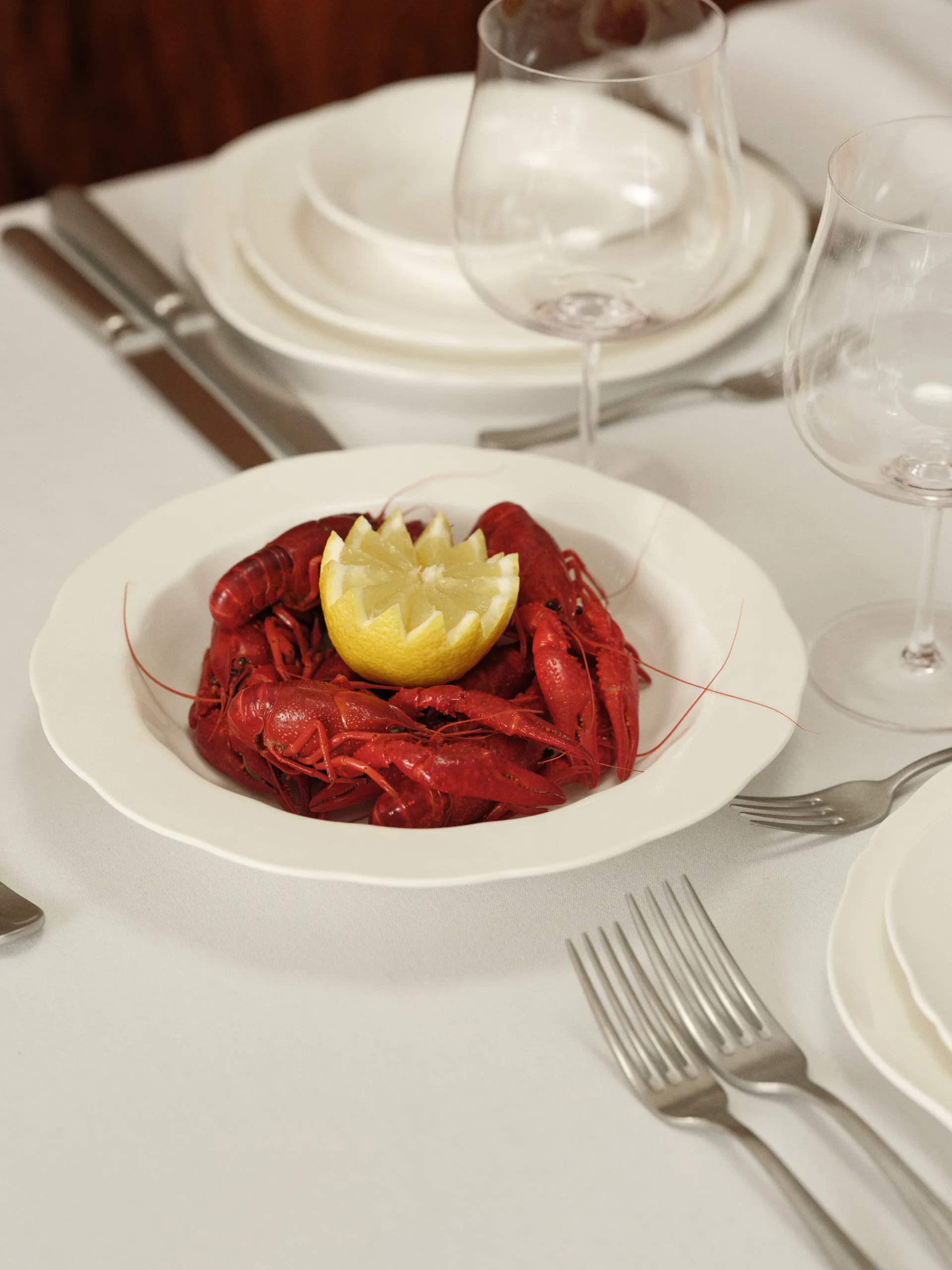 Silhouette Pasta Teller Ø22 cm 4er pack, White Serax