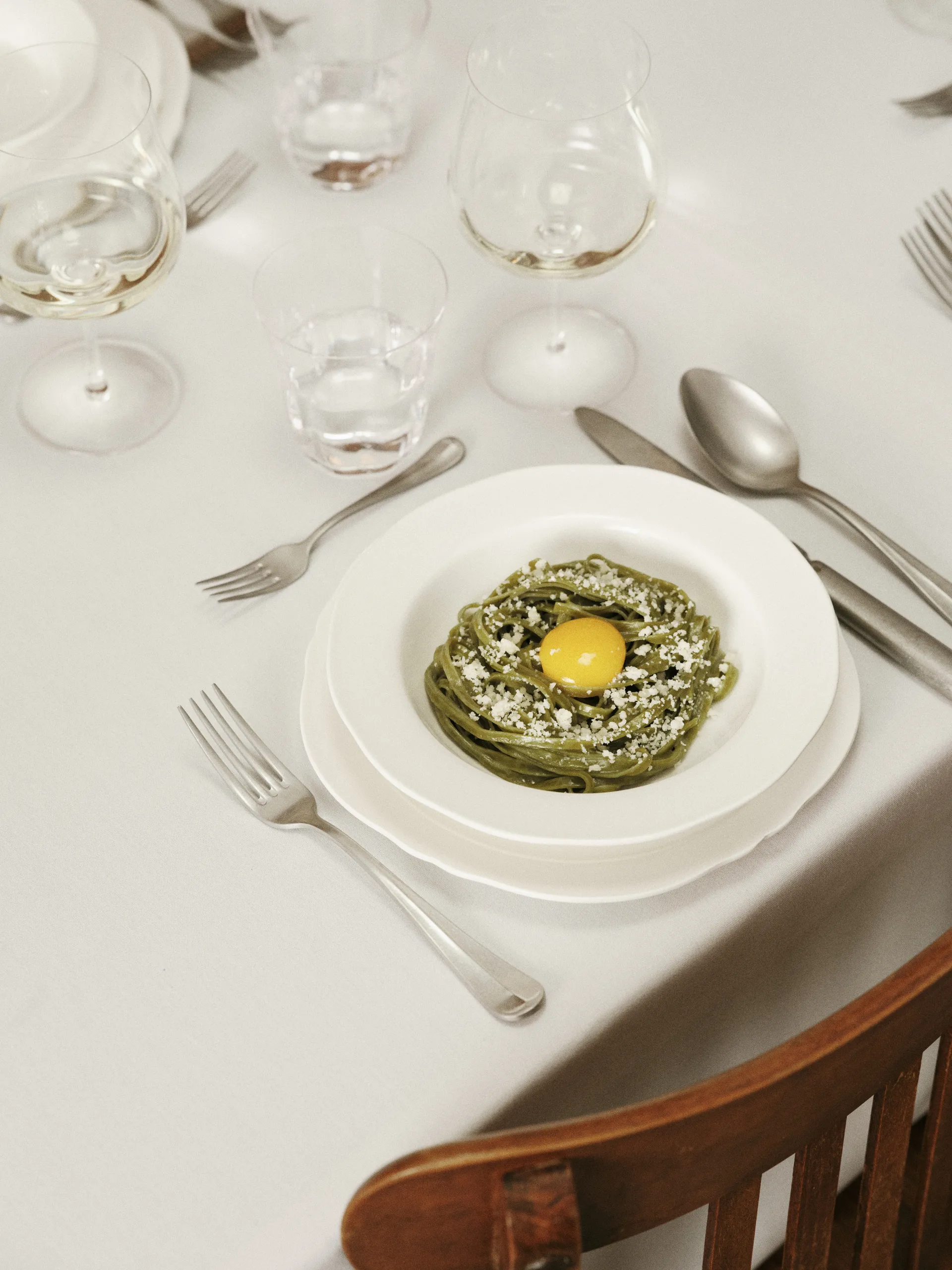 Silhouette Pasta Teller Ø22 cm 4er pack, White Serax