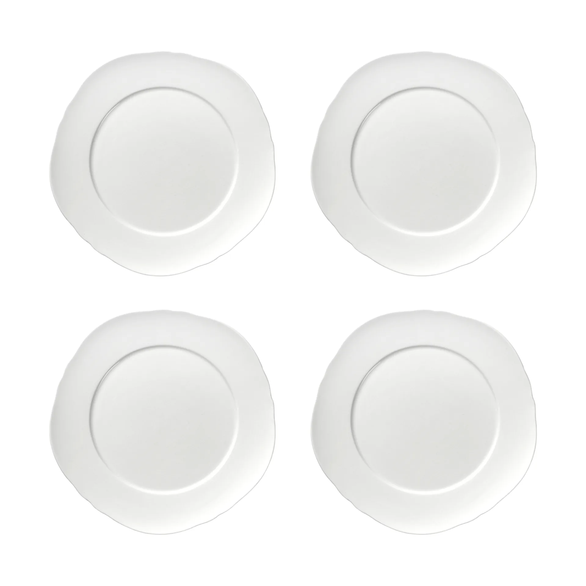 Silhouette Teller XS Ø17 cm 4er pack, White Serax