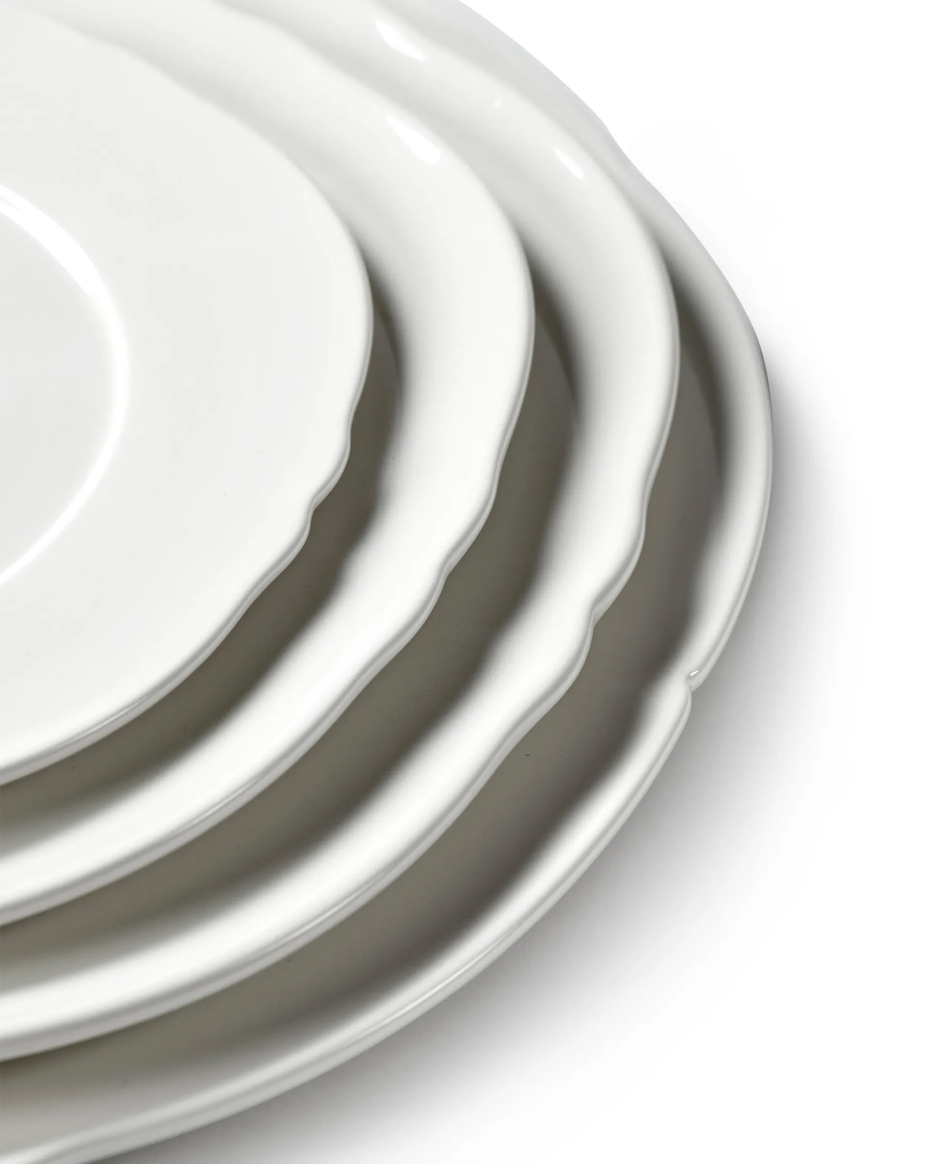 Silhouette Teller XS Ø17 cm 4er pack, White Serax