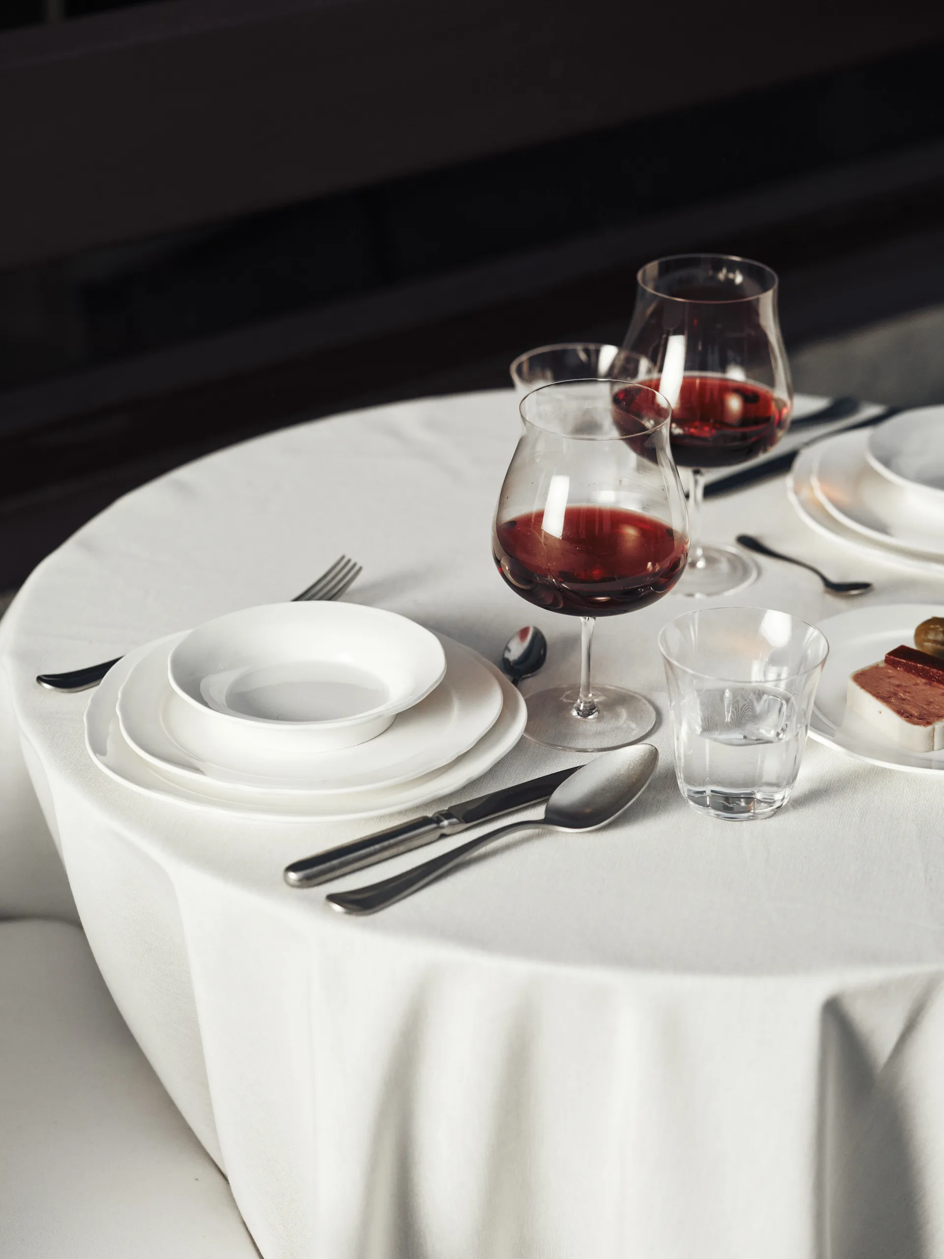 Silhouette tiefer Seitenteller M Ø15 cm 4er pack, White Serax