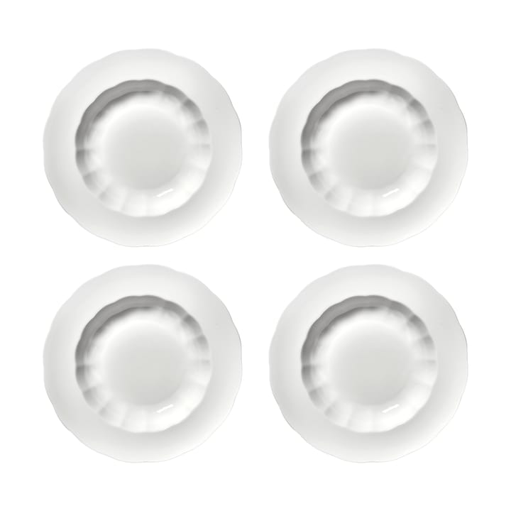 Silhouette tiefer Teller L Ø27 cm 4er pack - White - Serax