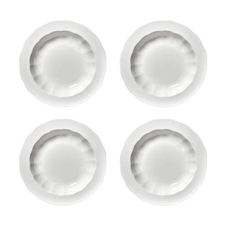 Silhouette tiefer Teller M Ø23,7 cm 4er pack - White - Serax