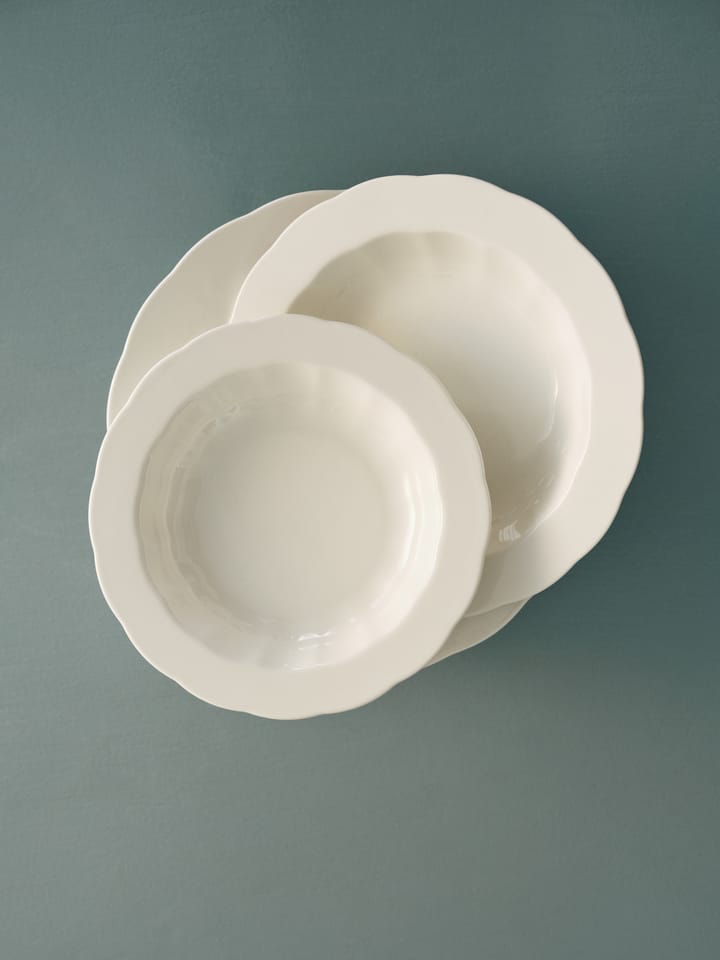 Silhouette tiefer Teller M Ø23,7 cm 4er pack, White Serax