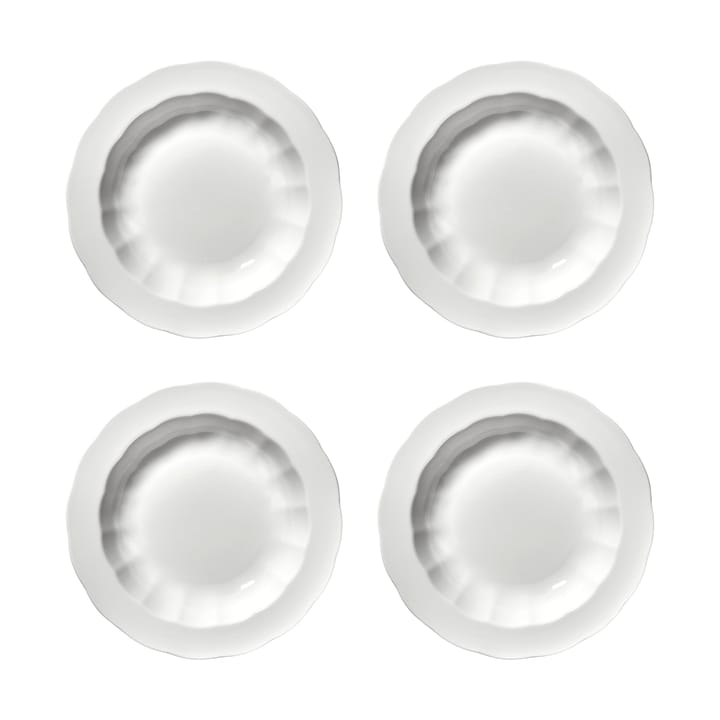 Silhouette tiefer Teller S Ø21,5 cm 4er pack - White - Serax