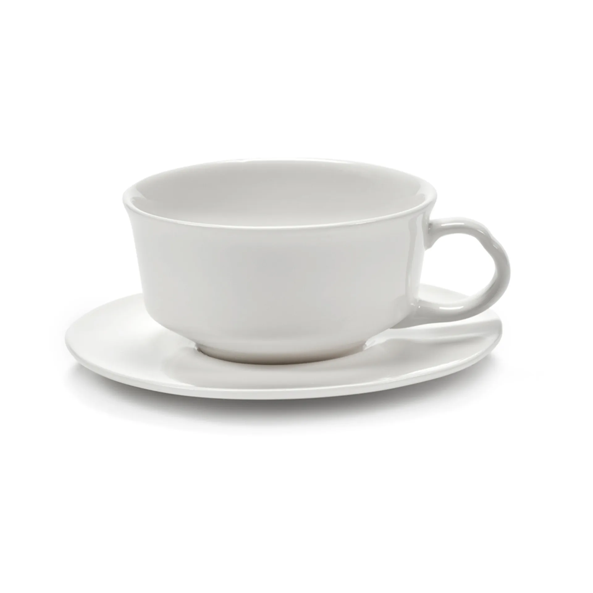Silhouette Untertasse für Espressotasse Ø10,3 cm 4er pack, White Serax