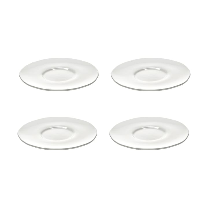 Silhouette Untertasse für Kaffeetasse Ø12,7 cm 4er pack - White - Serax