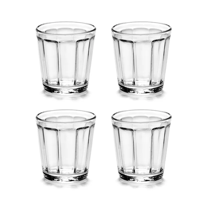 Surface Espressoglas 10cl 4er Pack Klar - Serax