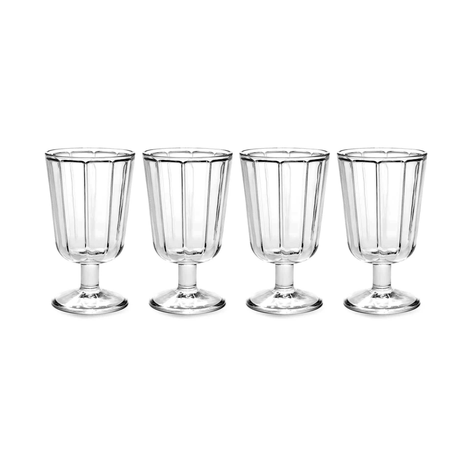 Surface Rotweinglas 23cl 4er Pack Klar,  Serax