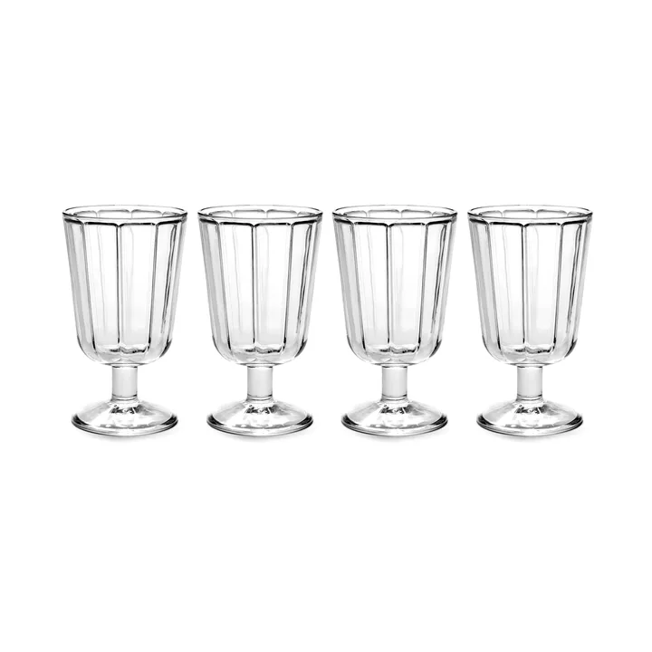 Surface Rotweinglas 23cl 4er Pack Klar - Serax