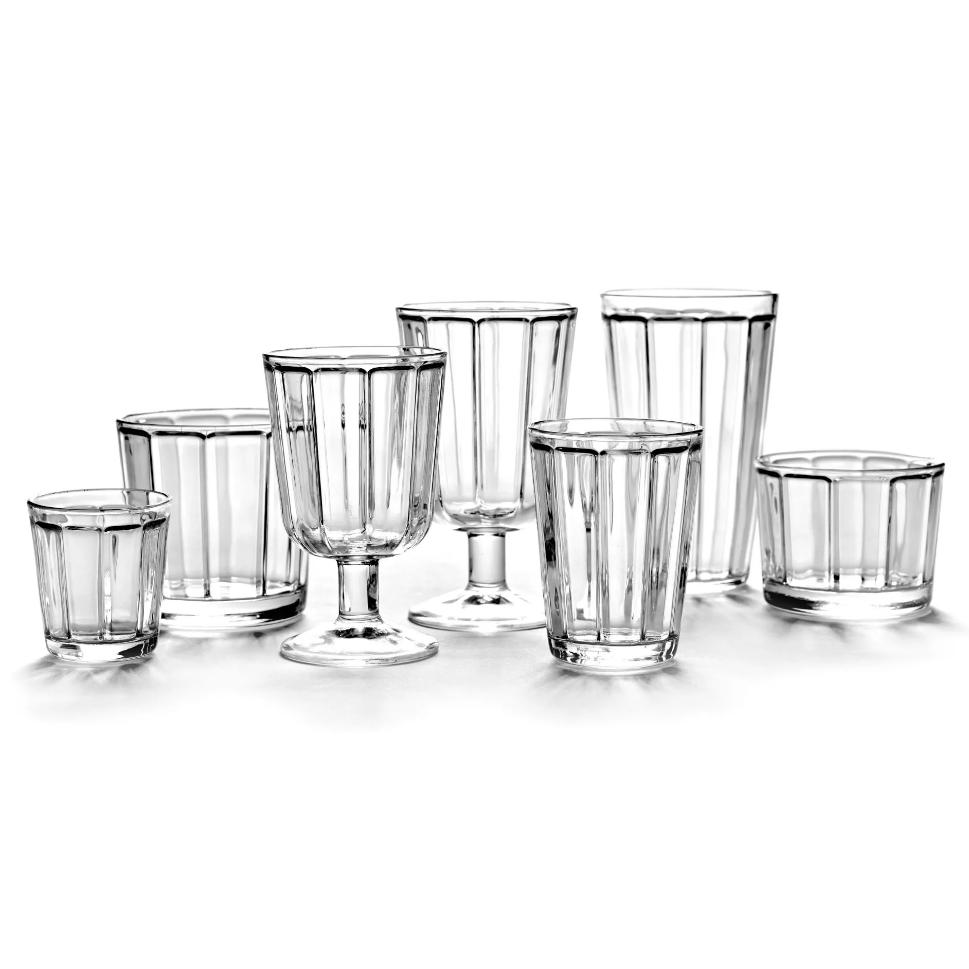 Surface Rotweinglas 23cl 4er Pack Klar,  Serax