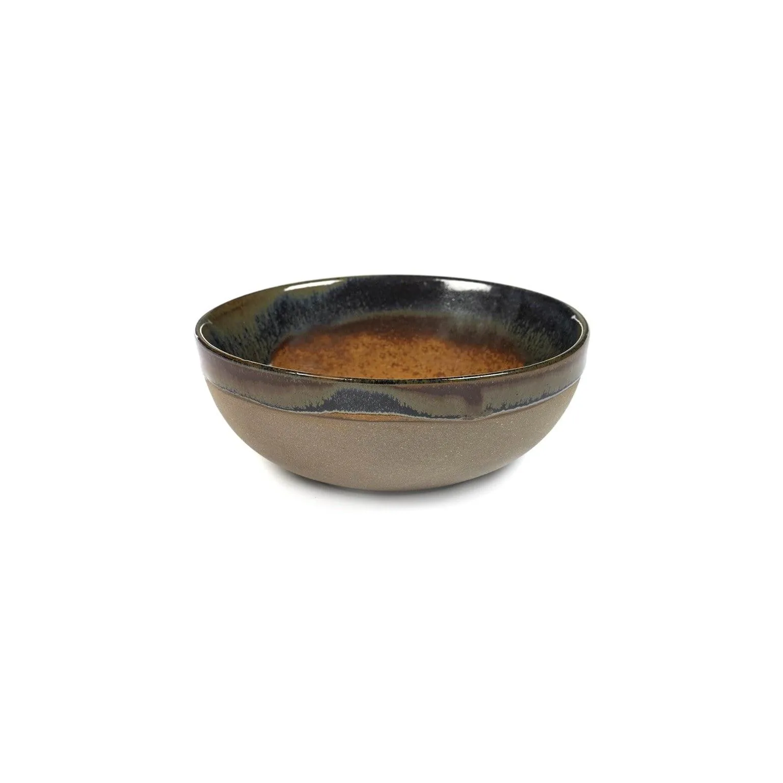 Surface Schale 13 cm, Grau-rostbraun Serax