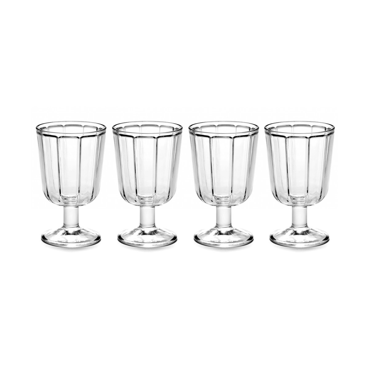 Serax Surface Weißweinglas 18cl 4er Pack Klar Klar