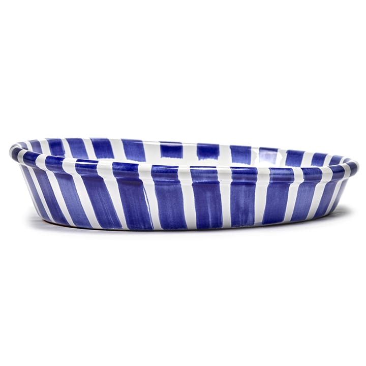 Table Nomade Salatschale L - Weiß-blau - Serax